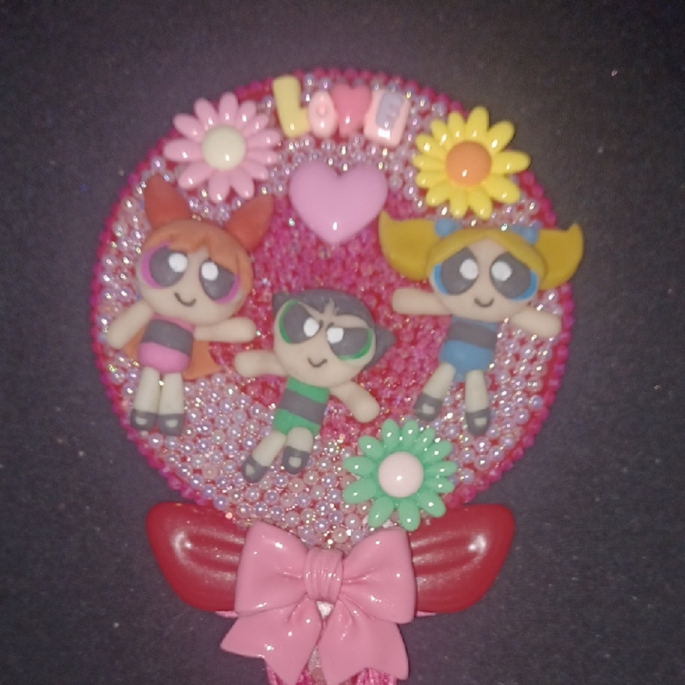 Colorful Cartoon Character Hairbrush